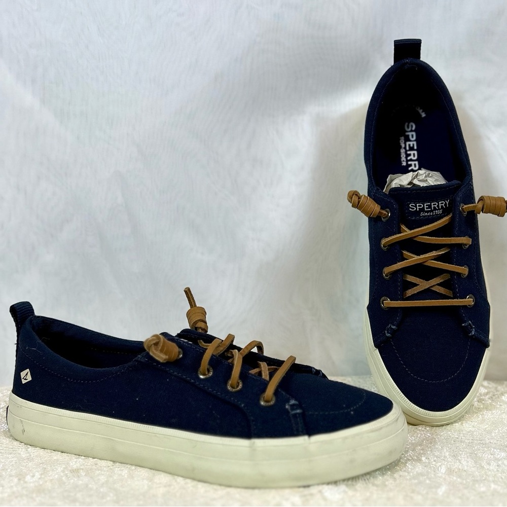 New Women’s Navy Blue Sperry Top Sider Shoes / Sz 7.5